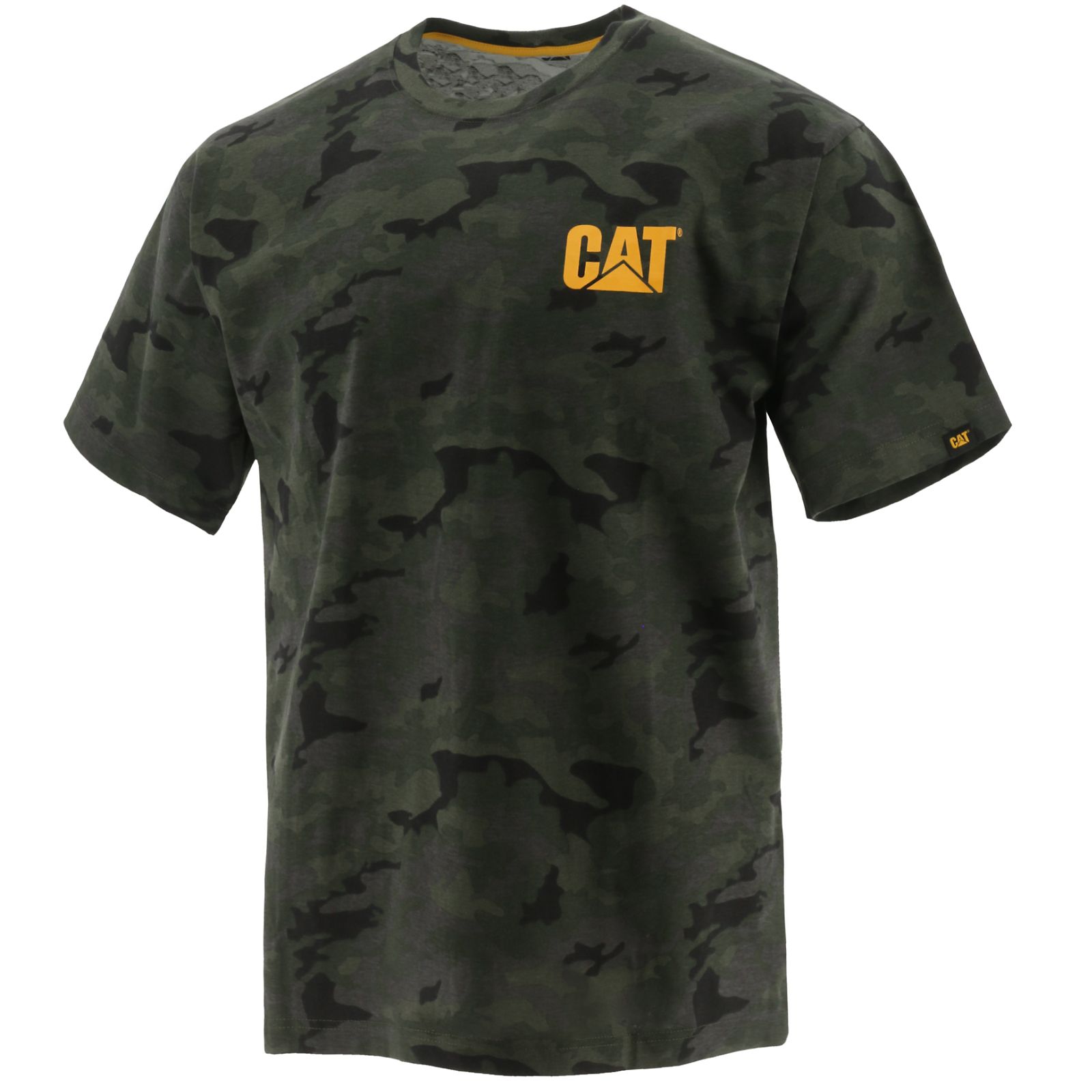 Men's Caterpillar Trademark T-Shirts Camo Ireland XIWF91580